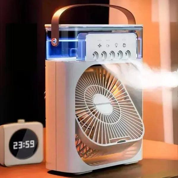 Mini ar condicionado FrostAir™ – Seu Clima Perfeito em Qualquer Lugar!