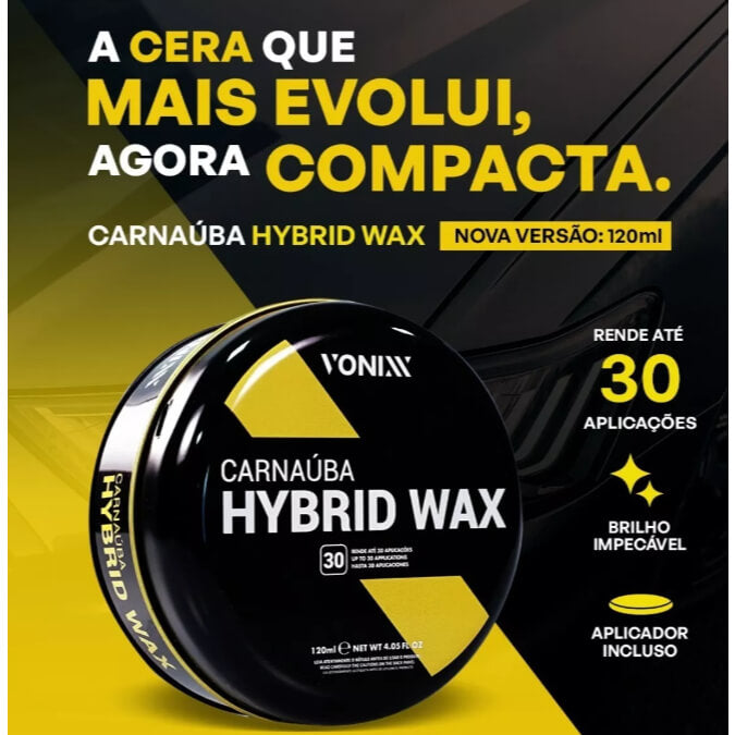 Cera Hybrid Wax Vonixx – Blindagem de Brilho