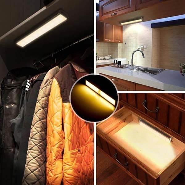 Barra de Luz com Sensor de Movimento - A Luz Inteligente para Facilitar sua Vida! - Nuvendix